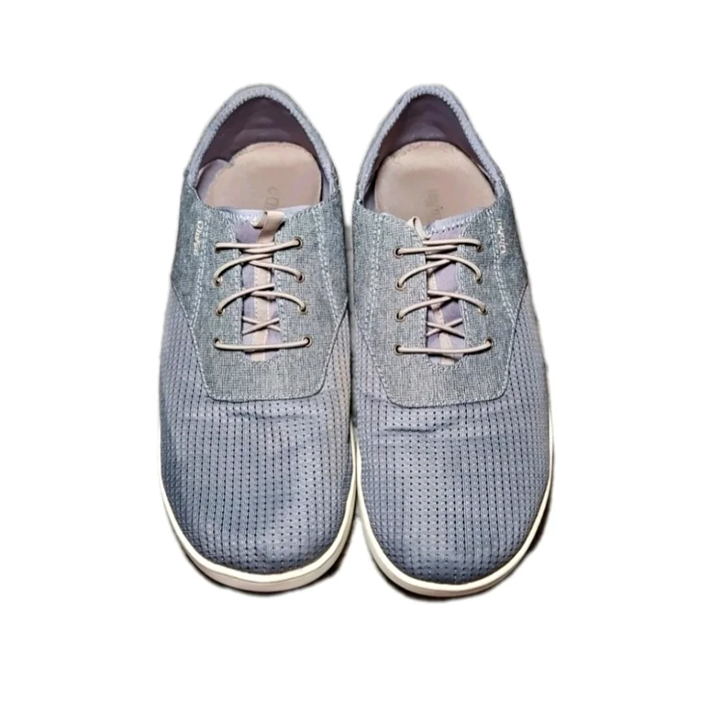 OluKai Men’s Nohea Moku No Tie Boat Shoes In Charcoal / Clay 13